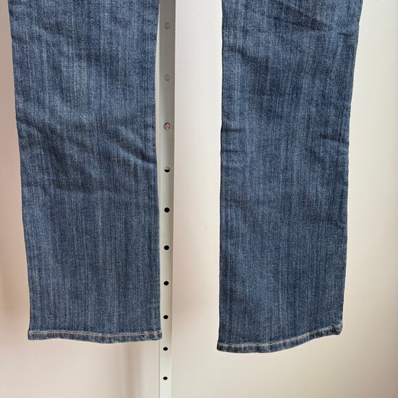 Seven7 sz 30 blue low rise boot cut denim jeans - Picture 8 of 8